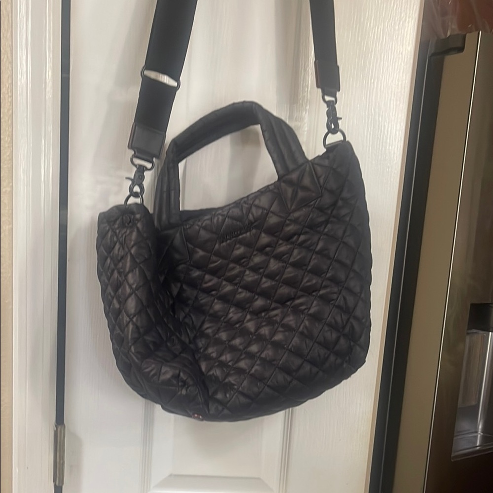 Black Quilted Women's Bag